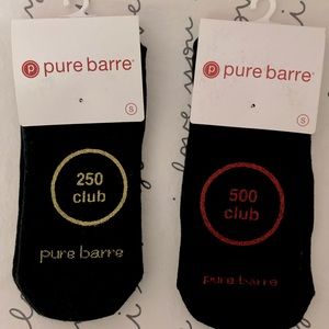 Pure Barre Milestone Socks - 250 and 500 Small